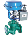 pneumatic liner PTFE control valve